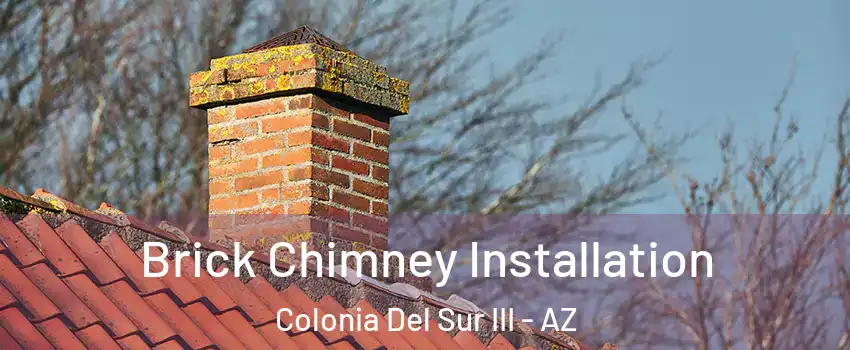 Brick Chimney Installation Colonia Del Sur III - AZ