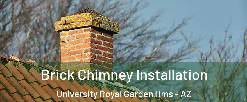 Brick Chimney Installation University Royal Garden Hms - AZ