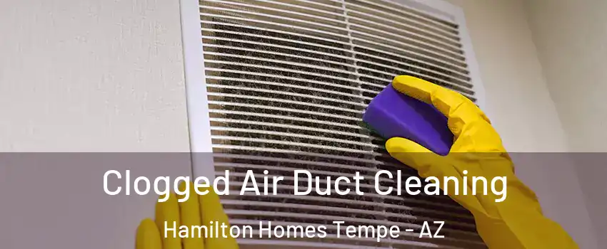 Clogged Air Duct Cleaning Hamilton Homes Tempe - AZ