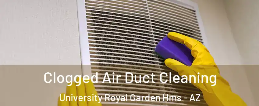 Clogged Air Duct Cleaning University Royal Garden Hms - AZ