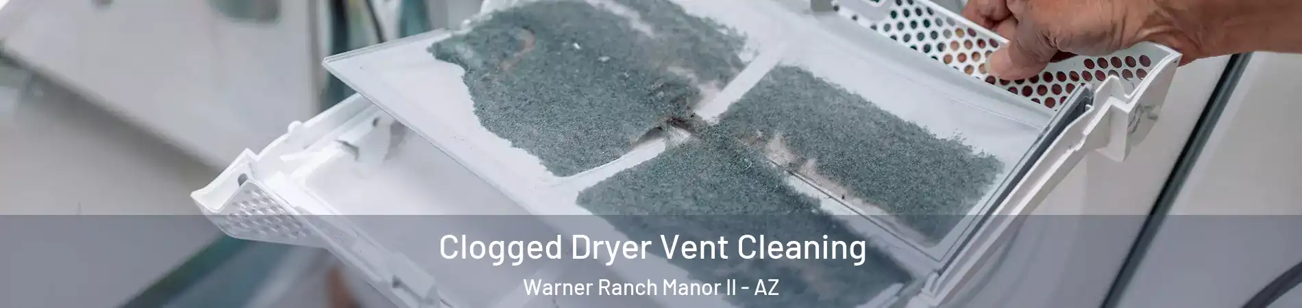 Clogged Dryer Vent Cleaning Warner Ranch Manor II - AZ