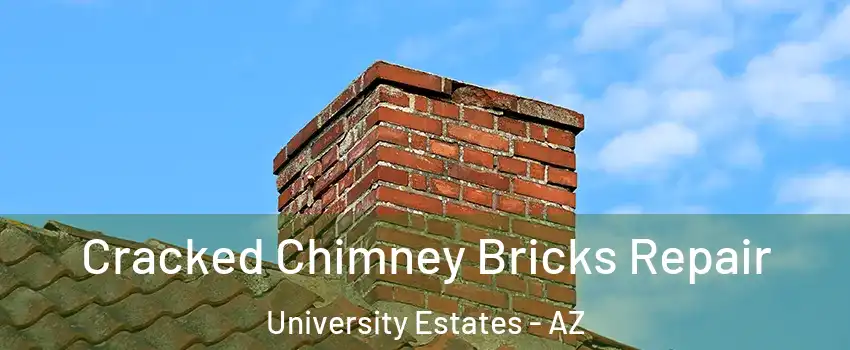 Cracked Chimney Bricks Repair University Estates - AZ