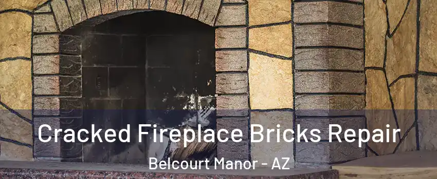Cracked Fireplace Bricks Repair Belcourt Manor - AZ