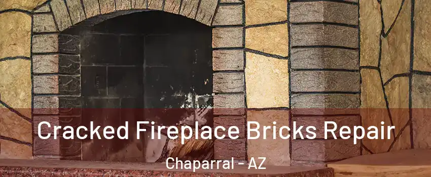Cracked Fireplace Bricks Repair Chaparral - AZ