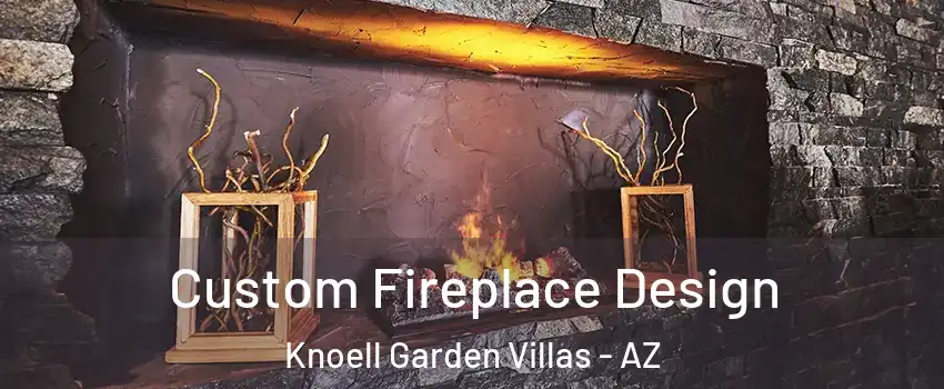 Custom Fireplace Design Knoell Garden Villas - AZ