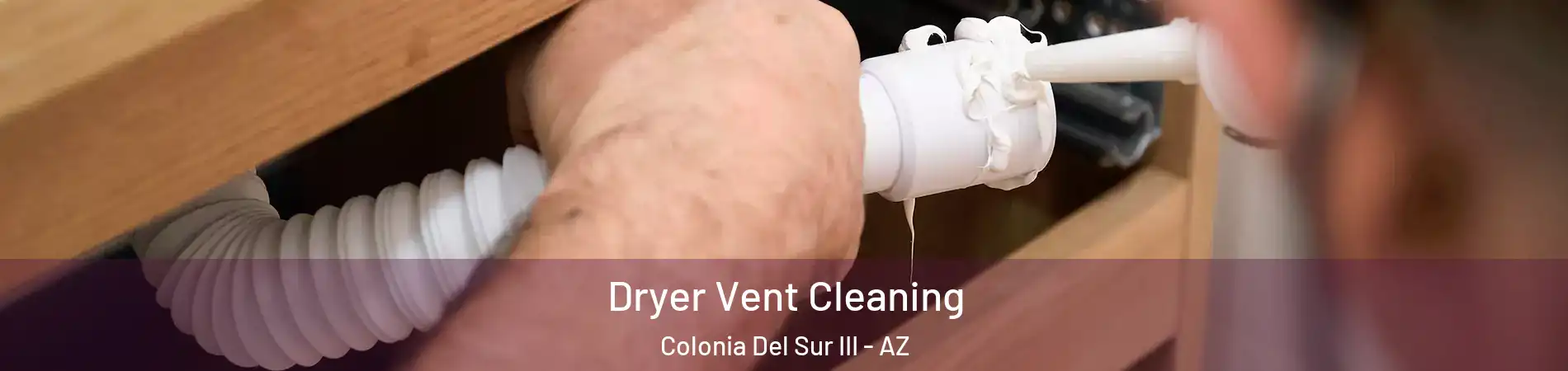Dryer Vent Cleaning Colonia Del Sur III - AZ