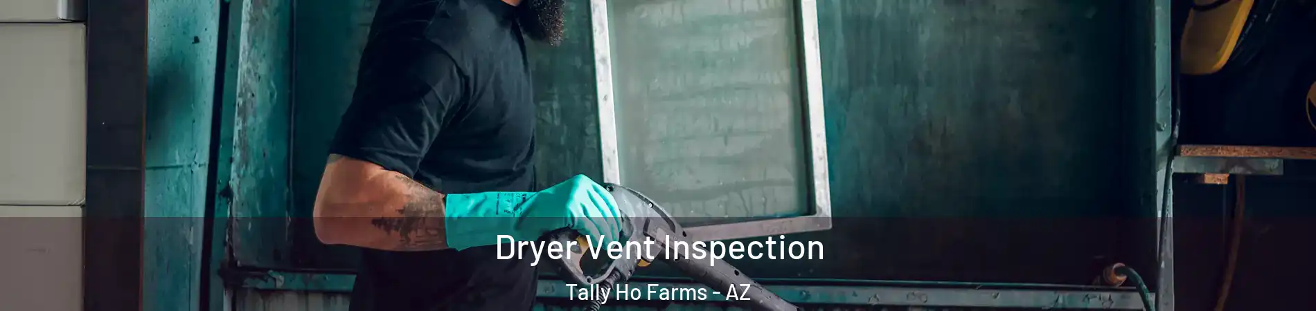 Dryer Vent Inspection Tally Ho Farms - AZ