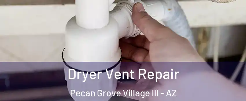 Dryer Vent Repair Pecan Grove Village III - AZ