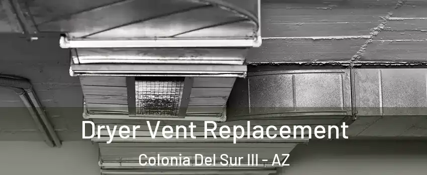 Dryer Vent Replacement Colonia Del Sur III - AZ
