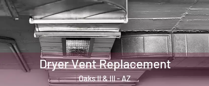 Dryer Vent Replacement Oaks II & III - AZ