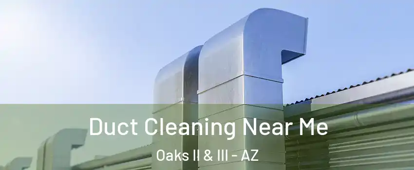 Duct Cleaning Near Me Oaks II & III - AZ
