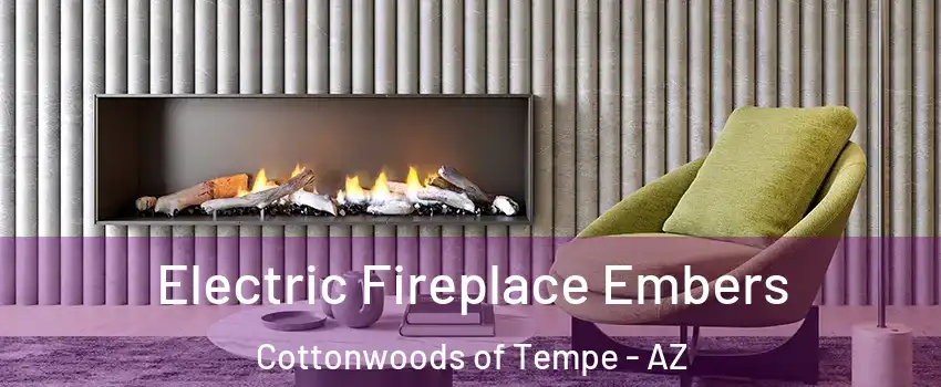 Electric Fireplace Embers Cottonwoods of Tempe - AZ