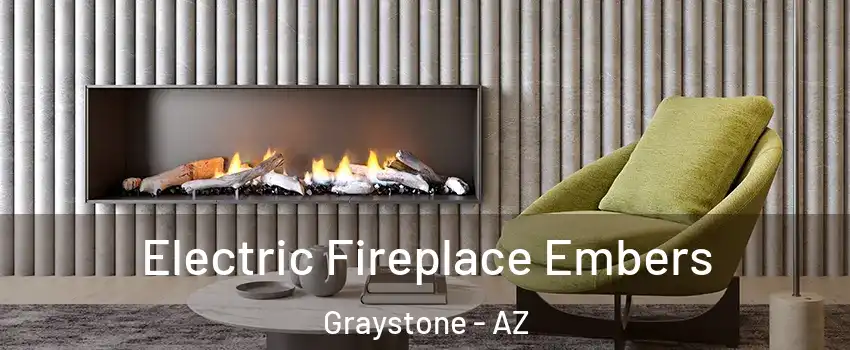 Electric Fireplace Embers Graystone - AZ