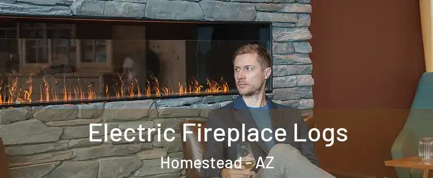 Electric Fireplace Logs Homestead - AZ