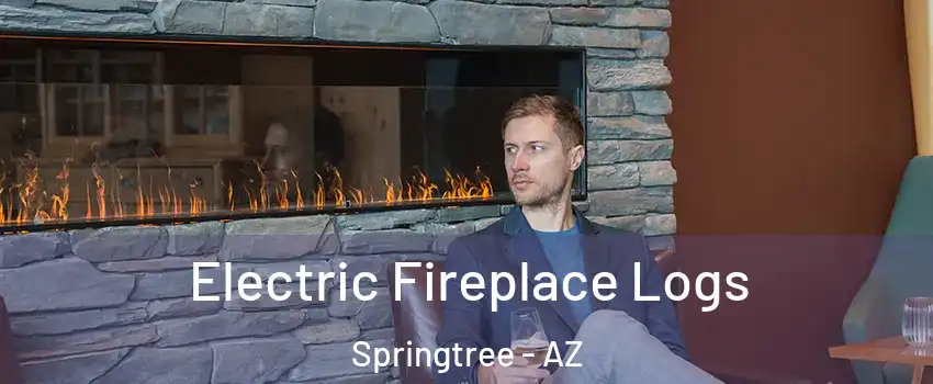 Electric Fireplace Logs Springtree - AZ