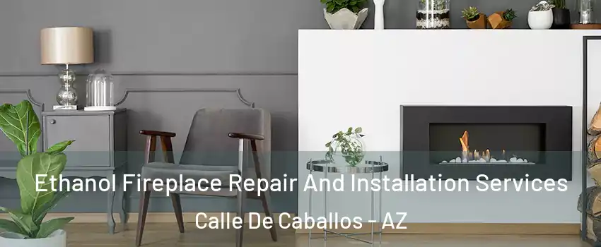 Ethanol Fireplace Repair And Installation Services Calle De Caballos - AZ