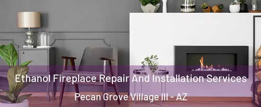 Ethanol Fireplace Repair And Installation Services Pecan Grove Village III - AZ