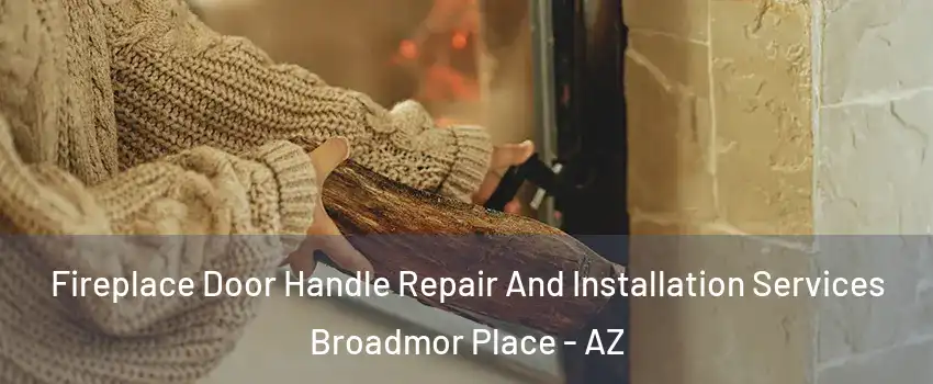 Fireplace Door Handle Repair And Installation Services Broadmor Place - AZ
