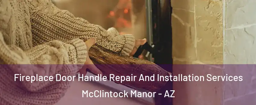 Fireplace Door Handle Repair And Installation Services McClintock Manor - AZ
