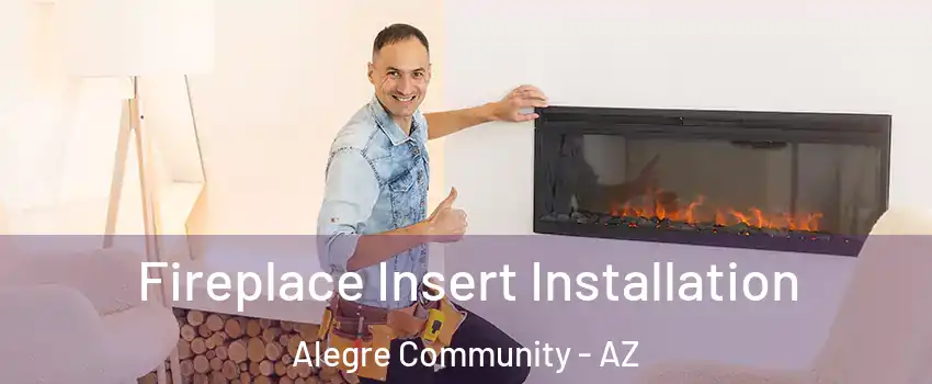 Fireplace Insert Installation Alegre Community - AZ
