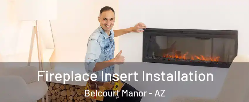 Fireplace Insert Installation Belcourt Manor - AZ
