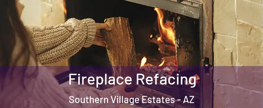 Fireplace Refacing Southern Village Estates - AZ