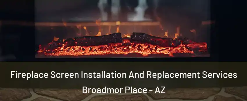 Fireplace Screen Installation And Replacement Services Broadmor Place - AZ