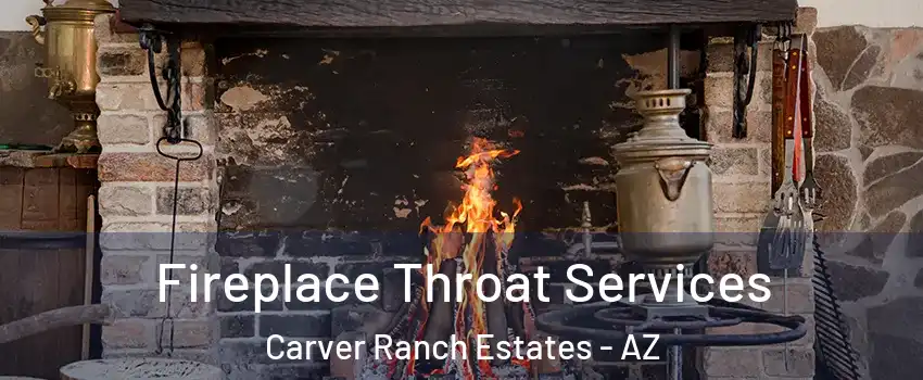 Fireplace Throat Services Carver Ranch Estates - AZ