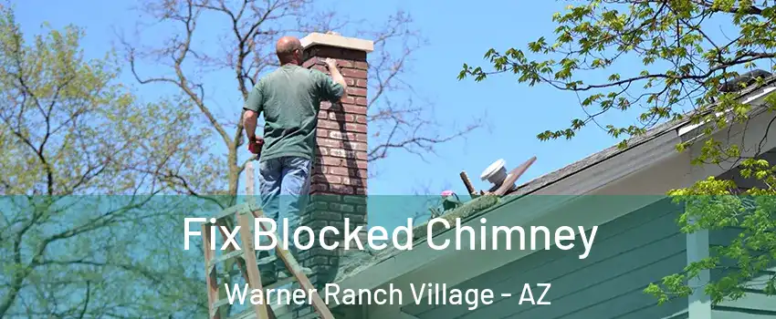 Fix Blocked Chimney Warner Ranch Village - AZ