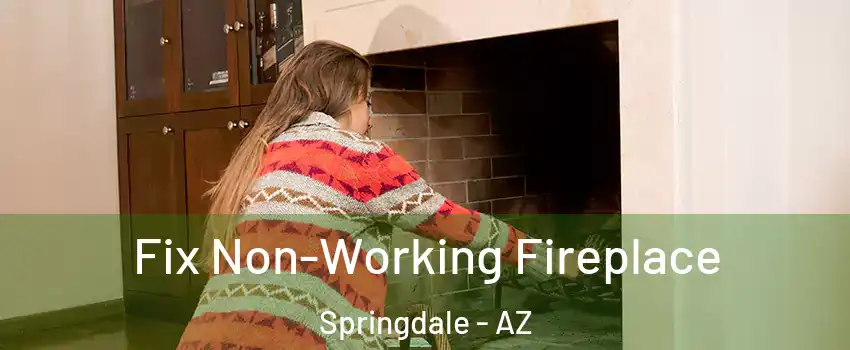 Fix Non-Working Fireplace Springdale - AZ
