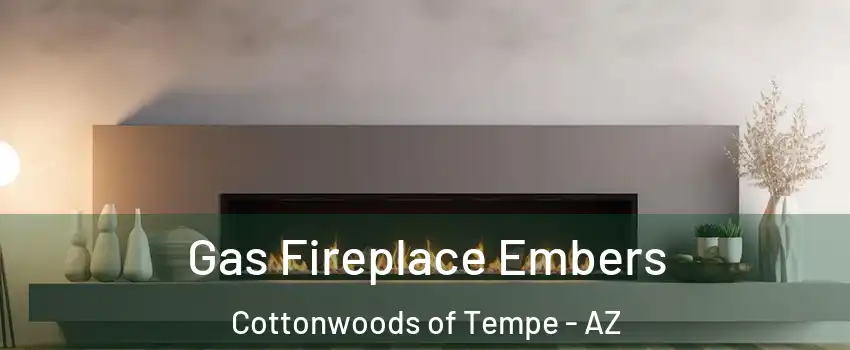 Gas Fireplace Embers Cottonwoods of Tempe - AZ