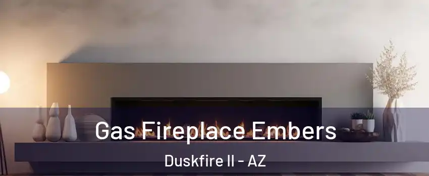Gas Fireplace Embers Duskfire II - AZ