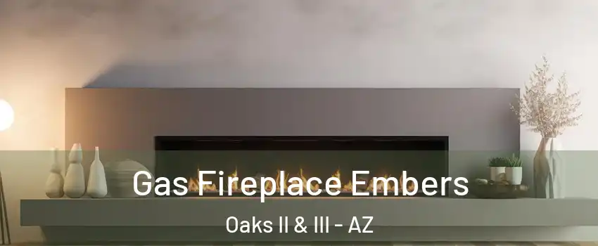 Gas Fireplace Embers Oaks II & III - AZ