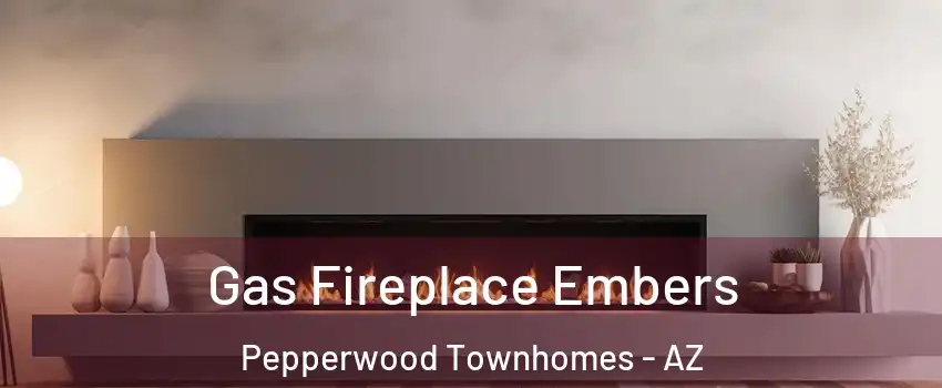 Gas Fireplace Embers Pepperwood Townhomes - AZ