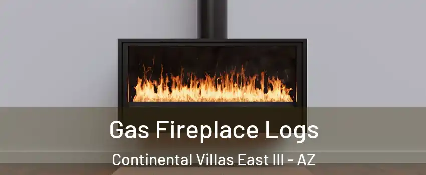Gas Fireplace Logs Continental Villas East III - AZ