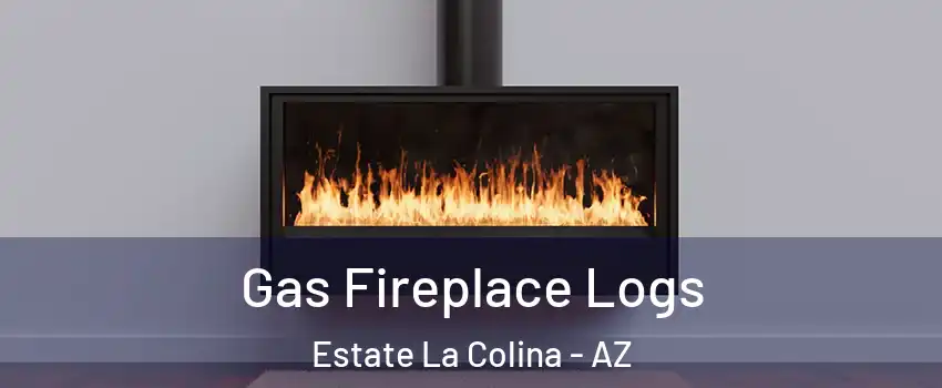 Gas Fireplace Logs Estate La Colina - AZ