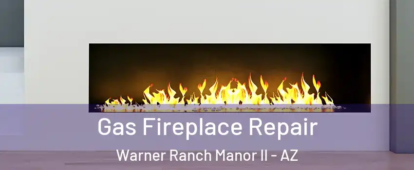 Gas Fireplace Repair Warner Ranch Manor II - AZ