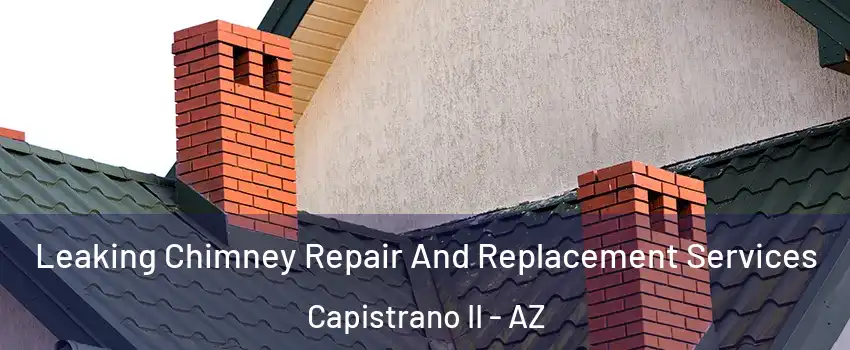 Leaking Chimney Repair And Replacement Services Capistrano II - AZ