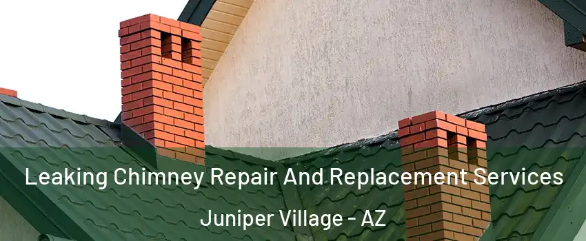 Leaking Chimney Repair And Replacement Services Juniper Village - AZ