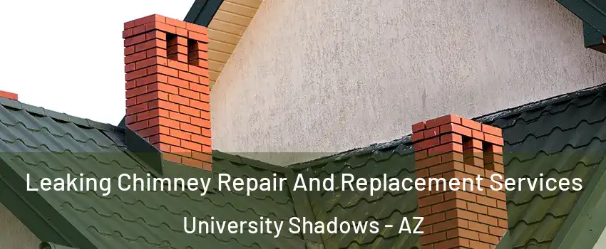 Leaking Chimney Repair And Replacement Services University Shadows - AZ