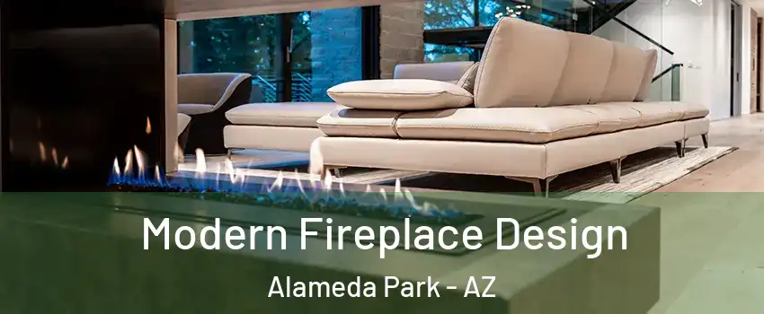 Modern Fireplace Design Alameda Park - AZ