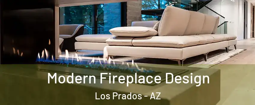Modern Fireplace Design Los Prados - AZ
