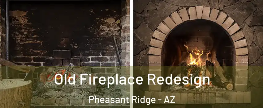 Old Fireplace Redesign Pheasant Ridge - AZ
