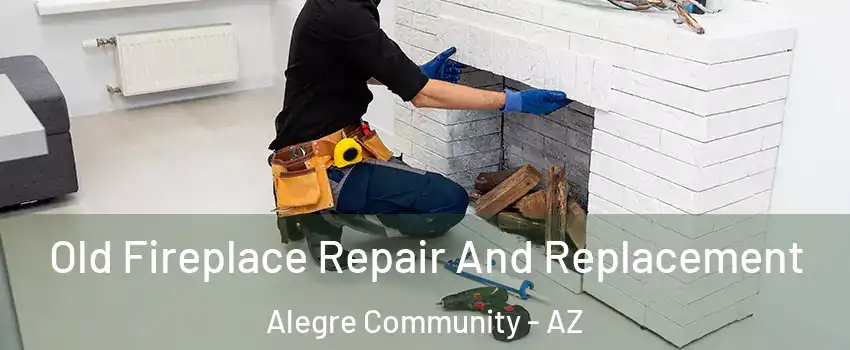 Old Fireplace Repair And Replacement Alegre Community - AZ