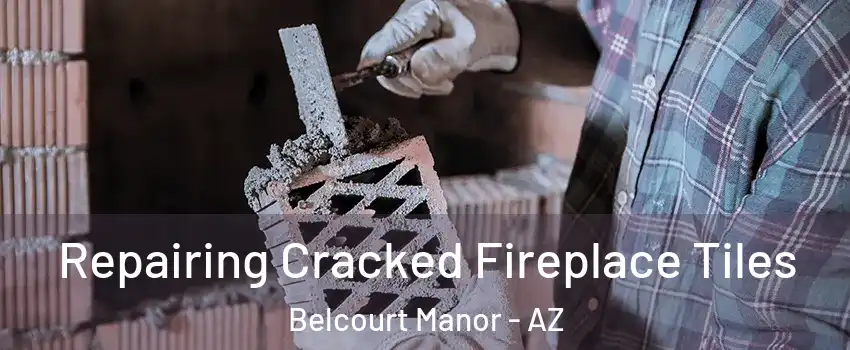 Repairing Cracked Fireplace Tiles Belcourt Manor - AZ