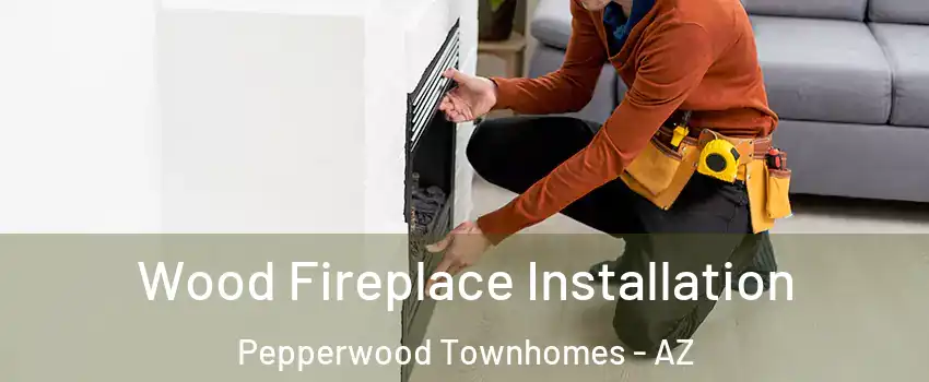 Wood Fireplace Installation Pepperwood Townhomes - AZ